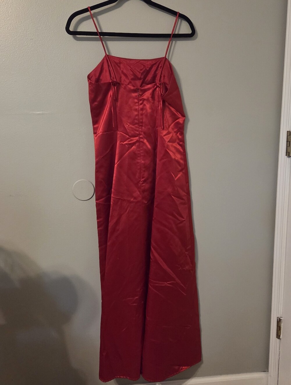 Vintage Jessica McClintock Gunne Sax Women's Red Formal Ball Gown Sz 5 - Picture 3 of 6
